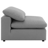 Raleigh 5-Piece Boucle Upholstered Modular Sectional Grey