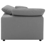 Raleigh 5-Piece Boucle Upholstered Modular Sectional Grey