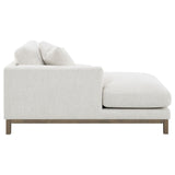 Geneva Boucle Upholstered Sectional Chaise Sofa Sand