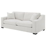 Ashlyn Fabric Upholstered Track Arm Sofa Sand