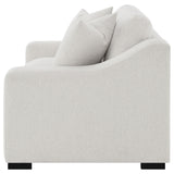 Ashlyn Fabric Upholstered Track Arm Loveseat Sand