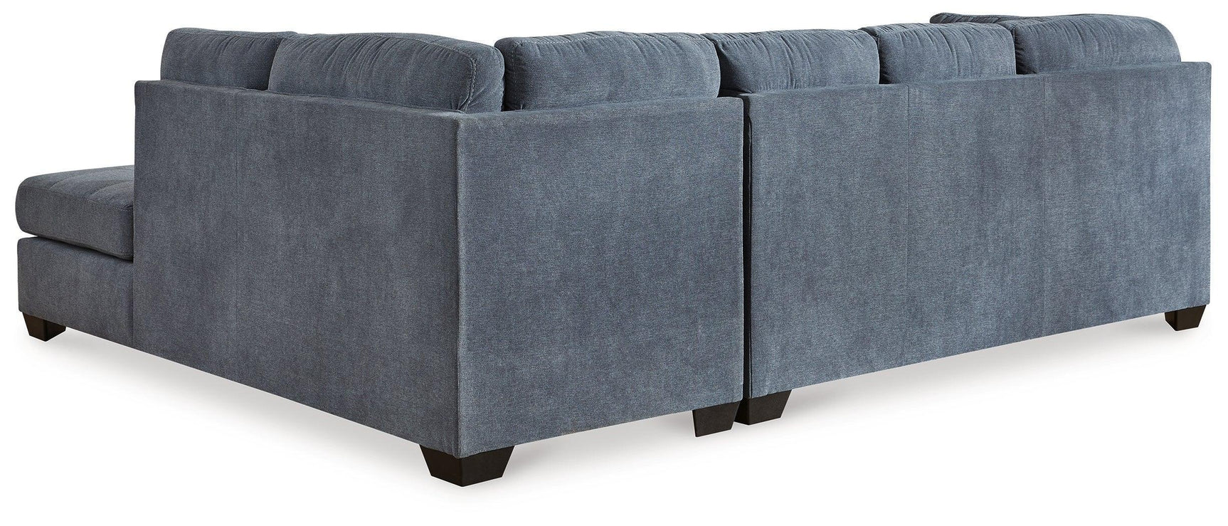 Marleton Denim Microfiber 2-Piece Sectional With Chaise