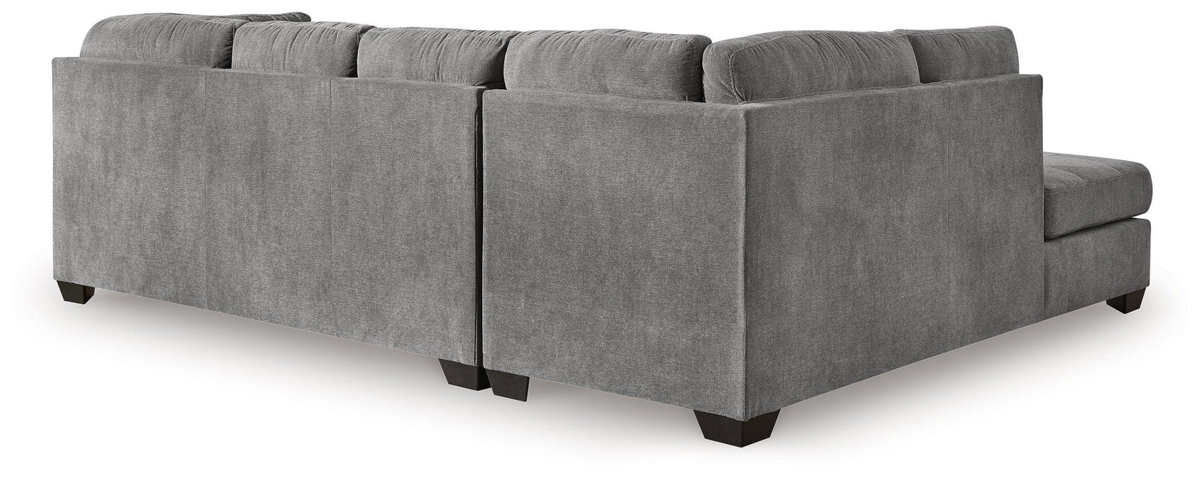 Marleton Gray Microfiber 2-Piece Sectional Sofa with Chaise