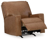 Bolsena Caramel Leather Recliner