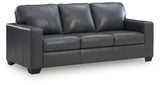 Bolsena Admiral Leather Queen Sofa Sleeper