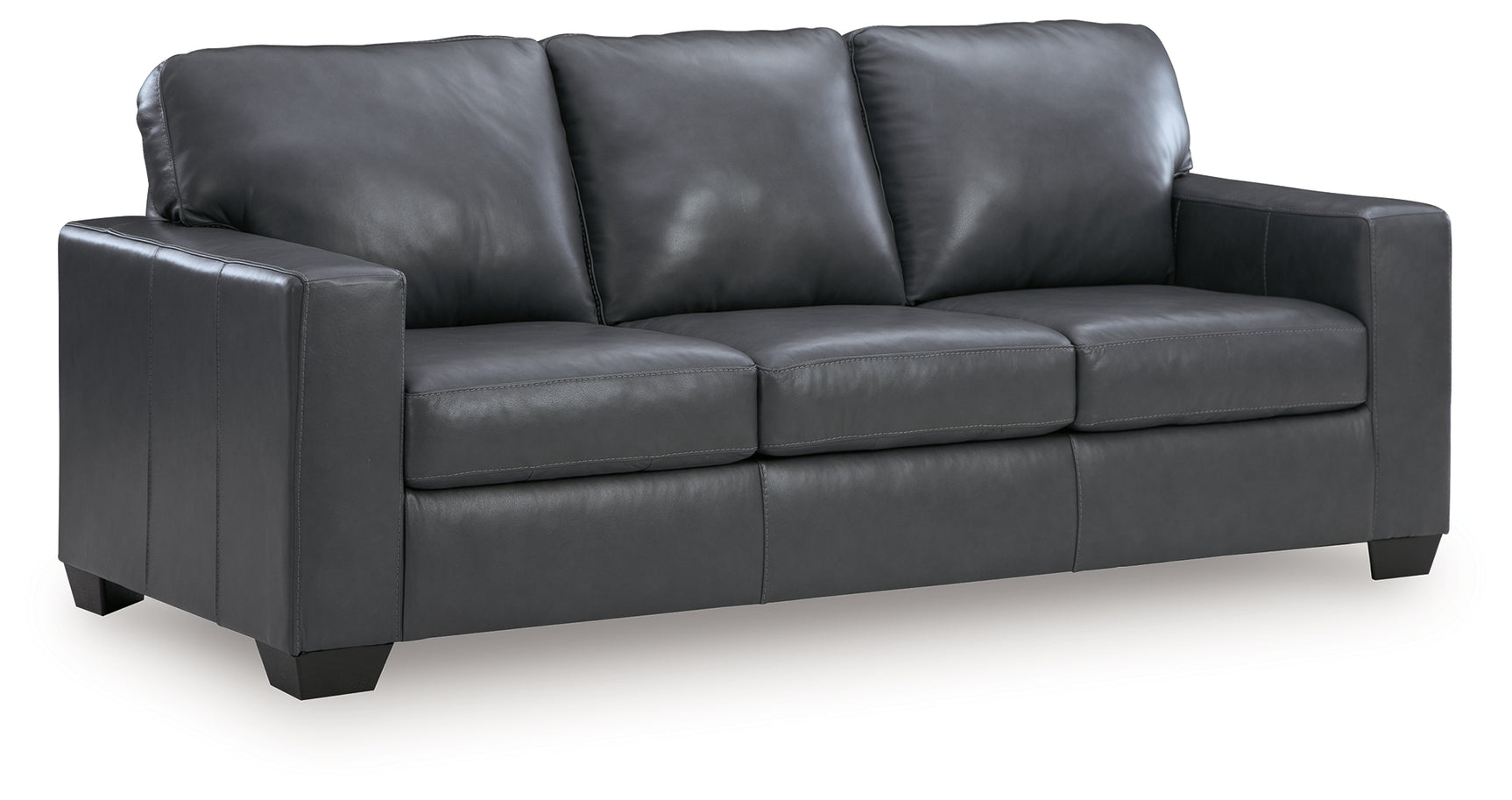Bolsena Admiral Leather Queen Sofa Sleeper