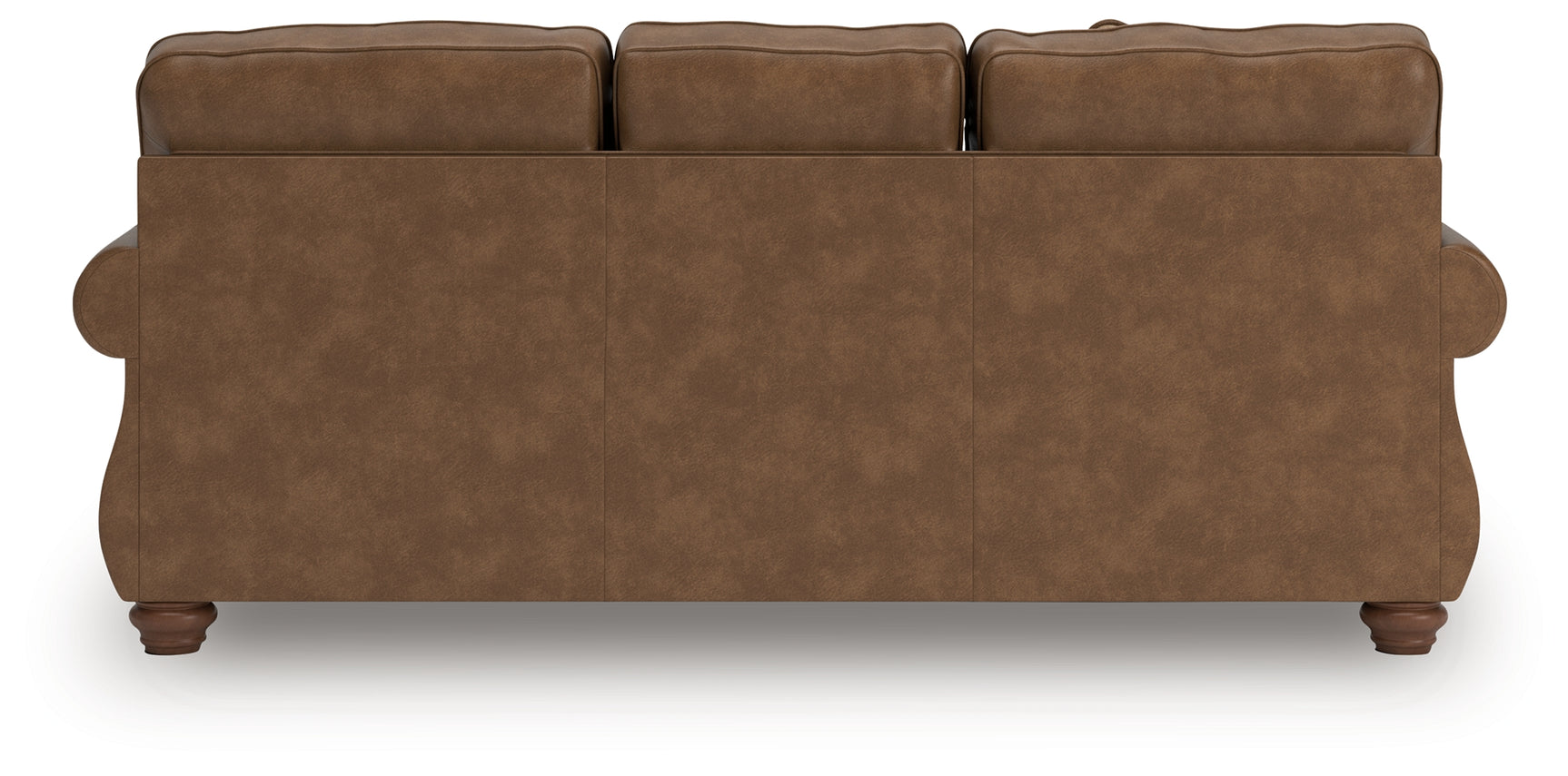 Chasemore Earth Faux Leather Sofa
