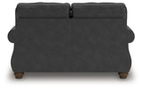 Chasemore Granite Faux Leather Loveseat