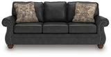 Chasemore Granite Faux Leather Sofa