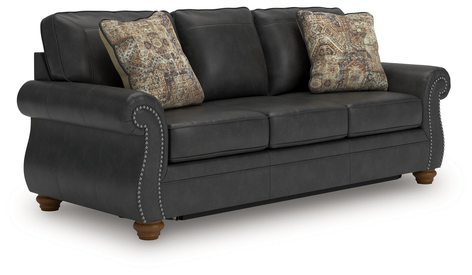 Chasemore Granite Faux Leather Queen Sofa Sleeper