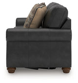 Chasemore Granite Faux Leather Queen Sofa Sleeper