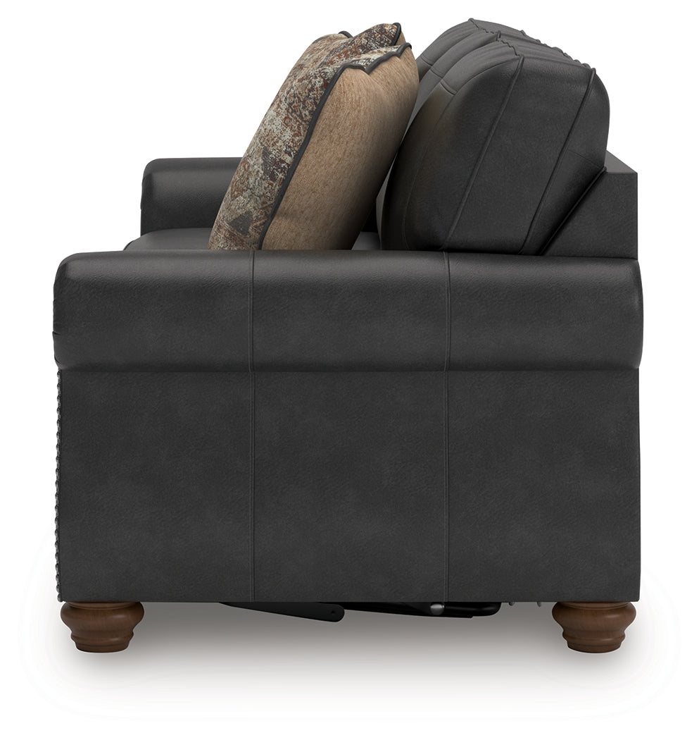 Chasemore Granite Faux Leather Queen Sofa Sleeper