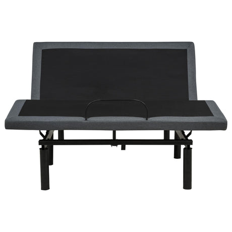 Weston Queen Dual-Motor Massage Adjustable Bed Base in Black and Grey — product image 5