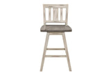 Amsonia White Gray Counter Height Set