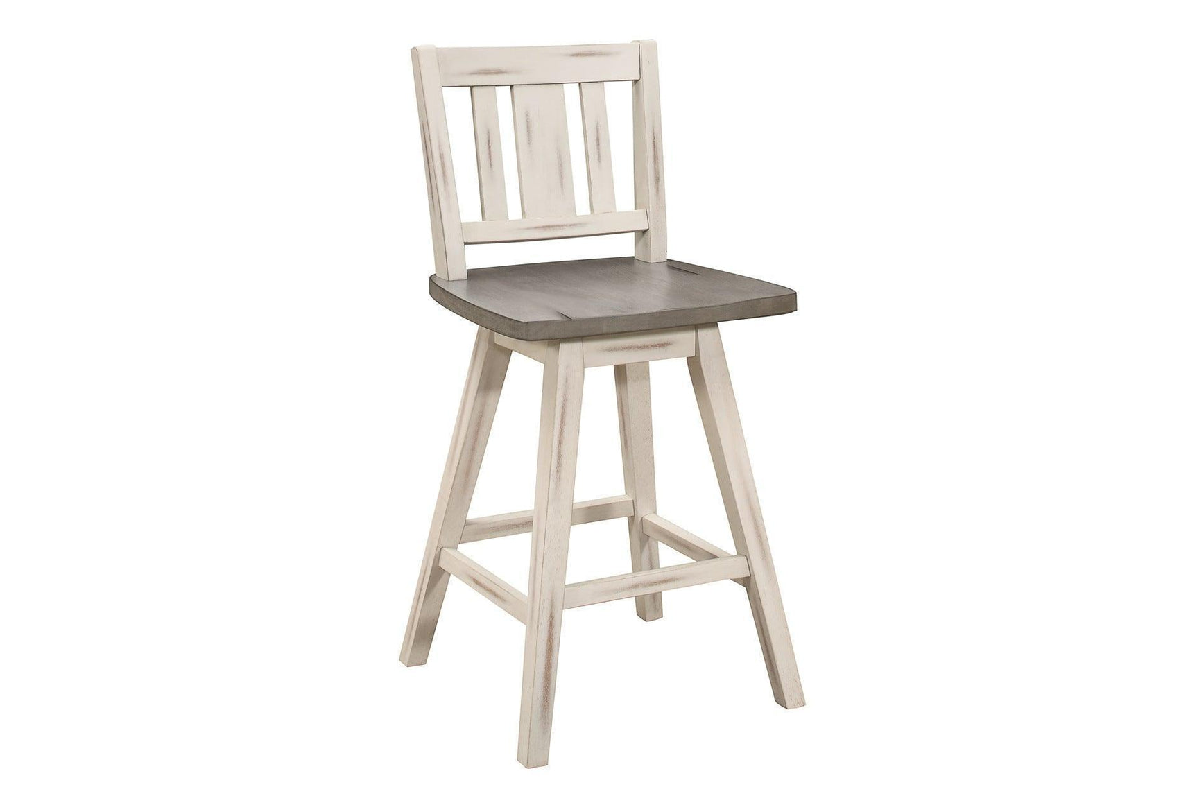 Amsonia White Gray Counter Height Set
