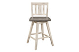 Amsonia White Gray Counter Height Set
