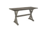 Amsonia White Gray Counter Height Set