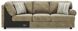 Hoylake Chocolate Chenille 3-Piece Sectional With Chaise - Ella Furniture