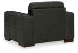 Luigi Thunder Leather Oversized Chair