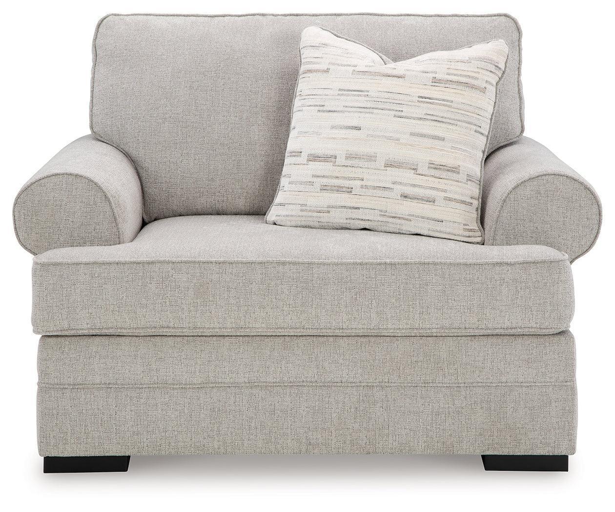 Eastonbridge Shadow Sofa Chaise, Chair, and Ottoman