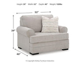 Eastonbridge Shadow Chair And Ottoman