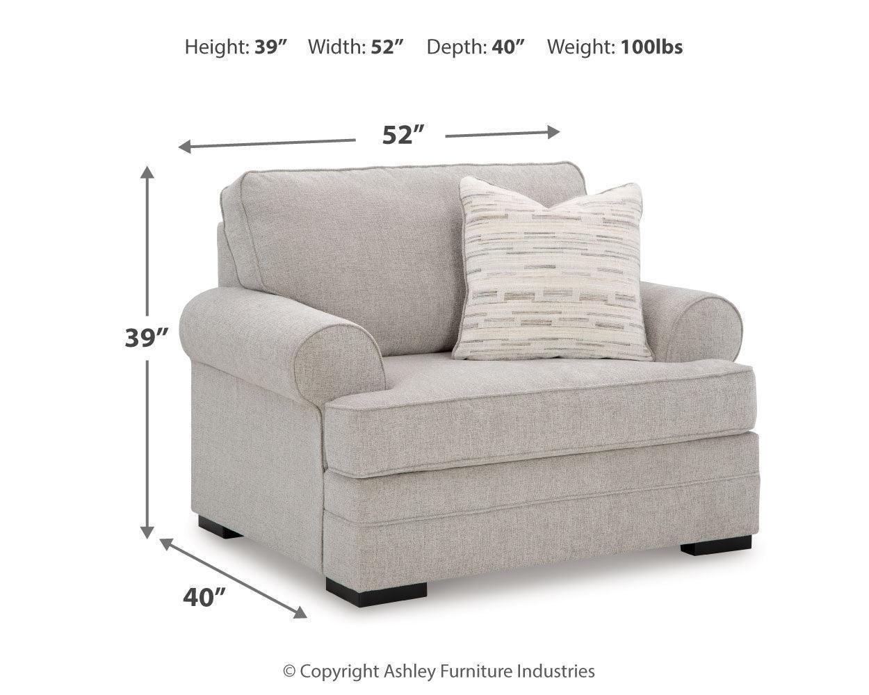 Eastonbridge Shadow Chair And Ottoman