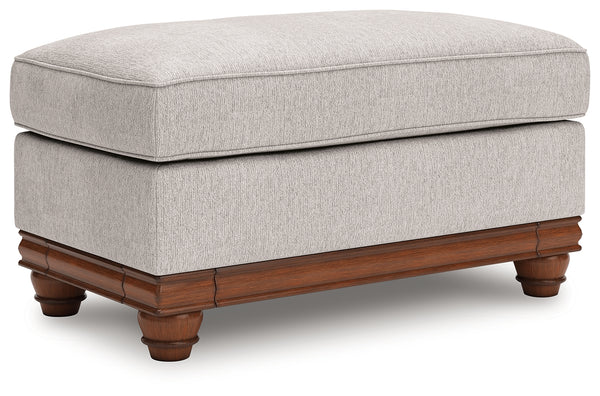 Clearbrooke Sandstone Chenille Ottoman