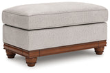 Clearbrooke Sandstone Chair and Ottoman