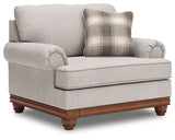 Clearbrooke Sandstone Chair and Ottoman