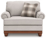 Clearbrooke Sandstone Chair and Ottoman