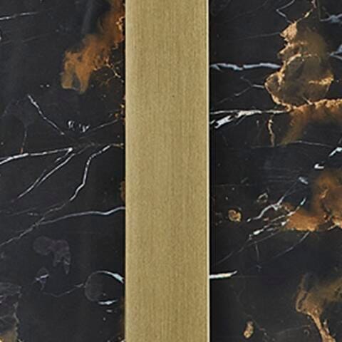 Neonish Black/Gold Finish Table Lamp — upholstery swatch