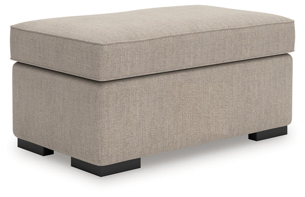 Sararose Heather Chenille Ottoman