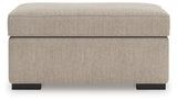 Sararose Heather Chenille Ottoman