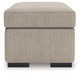 Sararose Heather Chenille Ottoman