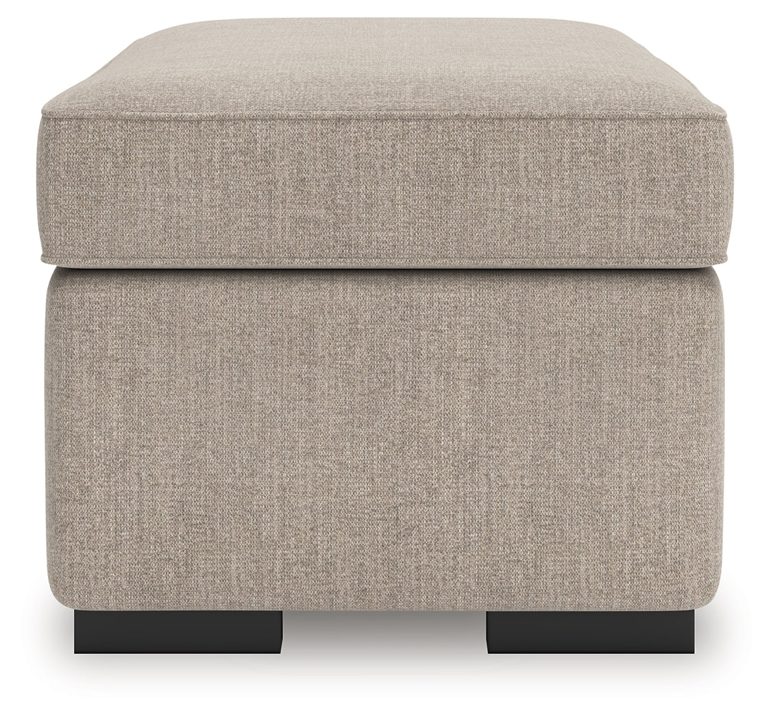 Sararose Heather Chenille Ottoman