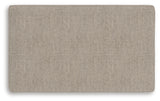 Sararose Heather Chenille Ottoman