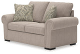 Sararose Heather Chenille Loveseat