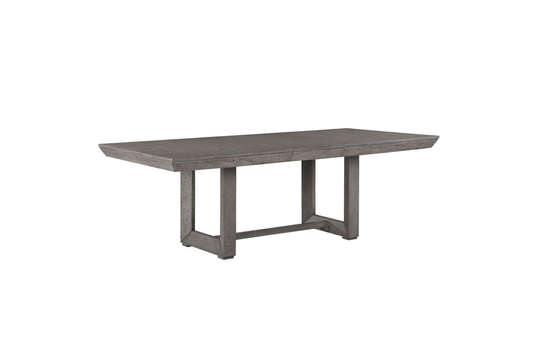 Gresham Gray Modern Rustic Acacia Veneer Solid Wood Gray Fabric Upholstery Dining Room Set - Ella Furniture