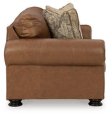 Carianna Caramel Leather 3-Seat Sofa