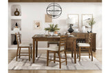 Tigard Brown Counter Height Set