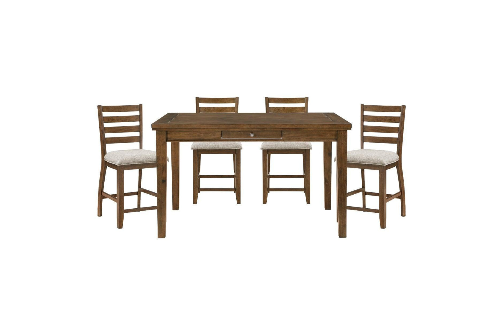 Tigard Brown Counter Height Set