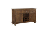 Tigard Brown Counter Height Set