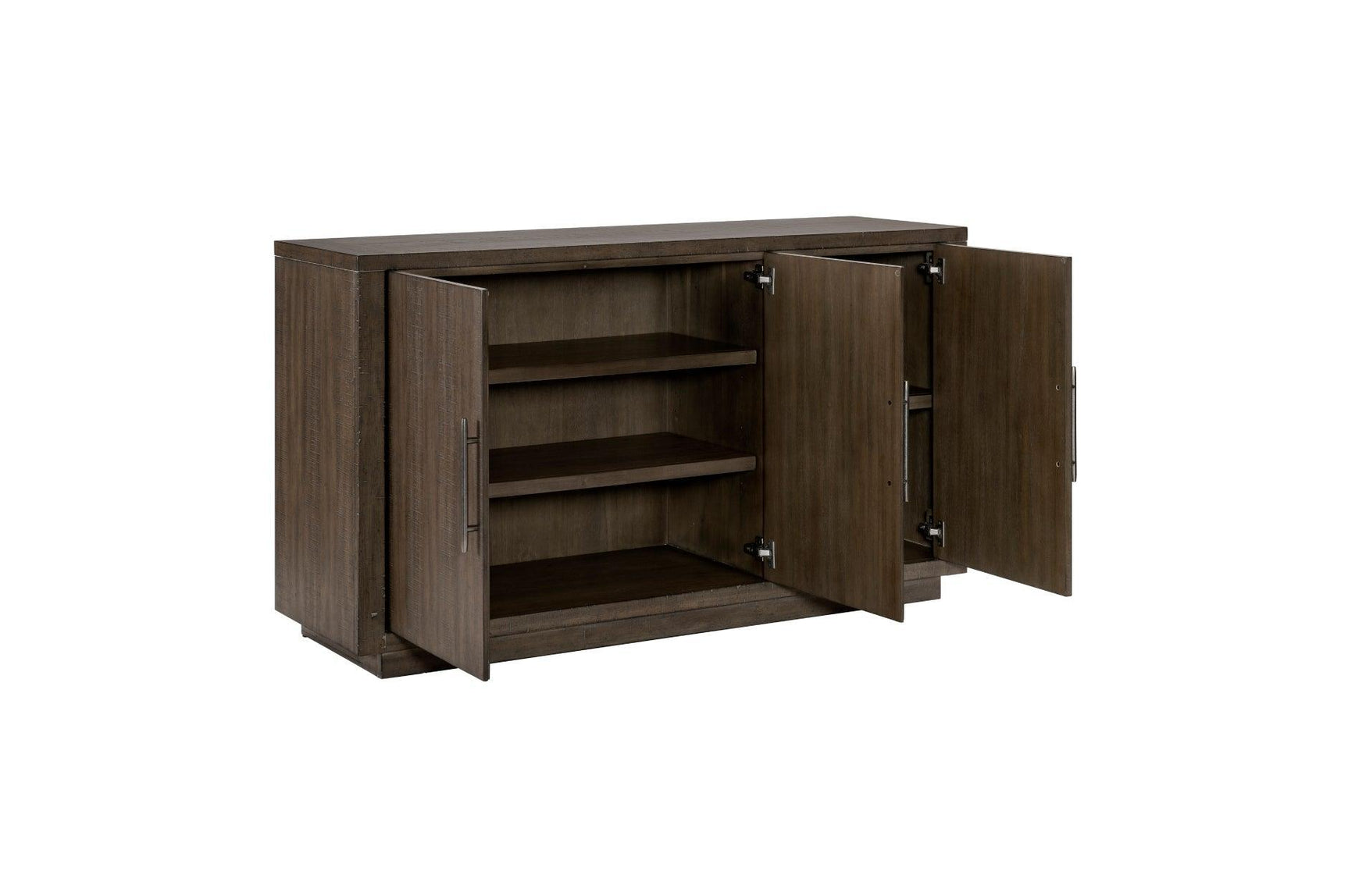 Brookings Brown Contemporary Acacia Veneer Solid Wood Beige Fabric Dining Room Set - Ella Furniture