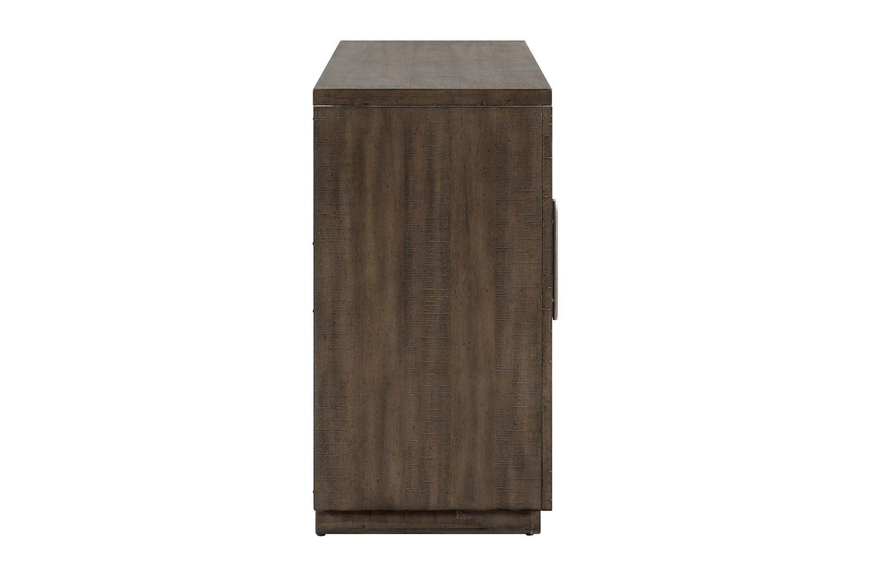 Brookings Brown Contemporary Acacia Veneer Solid Wood Beige Fabric Dining Room Set - Ella Furniture