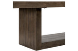 Brookings Brown Contemporary Acacia Veneer Solid Wood Beige Fabric Dining Room Set - Ella Furniture