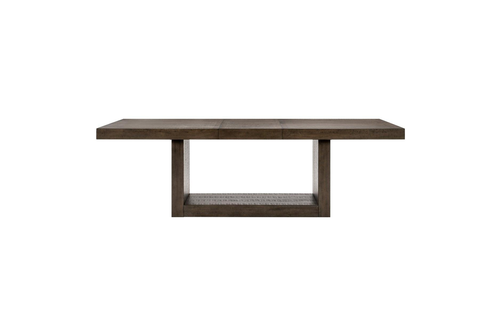 Brookings Brown Contemporary Acacia Veneer Solid Wood Beige Fabric Dining Room Set - Ella Furniture