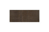 Brookings Brown Contemporary Acacia Veneer Solid Wood Beige Fabric Dining Room Set - Ella Furniture