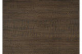 Brookings Brown Contemporary Acacia Veneer Solid Wood Beige Fabric Dining Room Set - Ella Furniture
