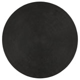 Macedo 2-Piece Transitional Round Rattan Coffee and End Table Set Black — product image 6