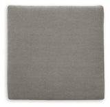 Avaliyah Ash Chenille Oversized Accent Ottoman